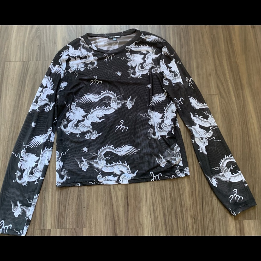 Slightly Cropped Dragon Top